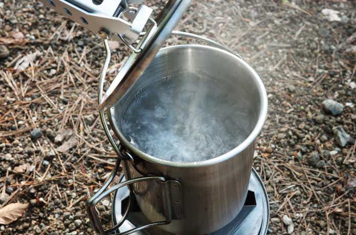 沸騰したケトル