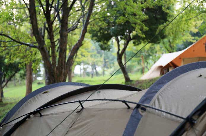 雨キャンプ