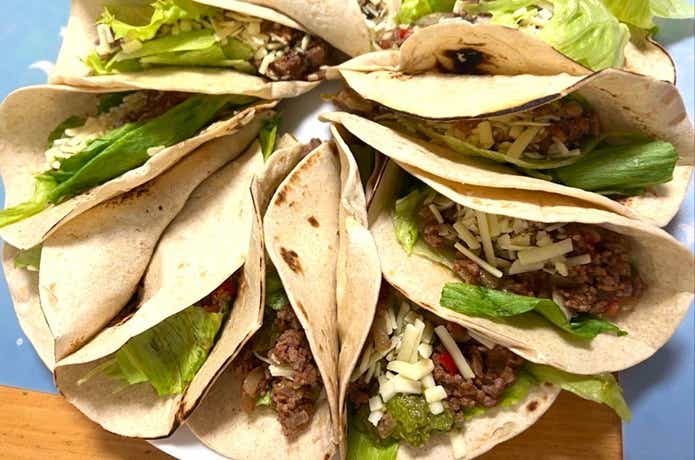 冷凍ワカモレ　アボカドディップ　タコス