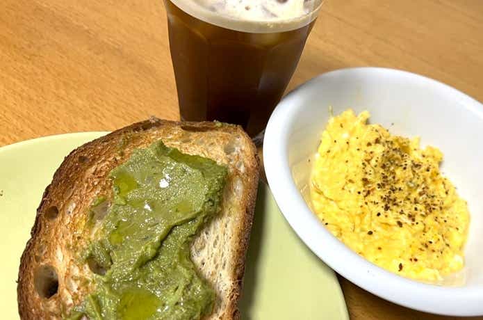 冷凍ワカモレ　アボカドディップ　アボカドトースト