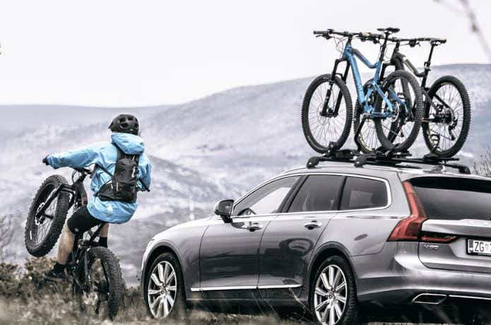 スーリー ルーフマウント型サイクルラック Thule ProRideに自転車を乗せる