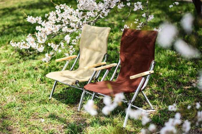 スノーピーク「ローチェア30」と桜