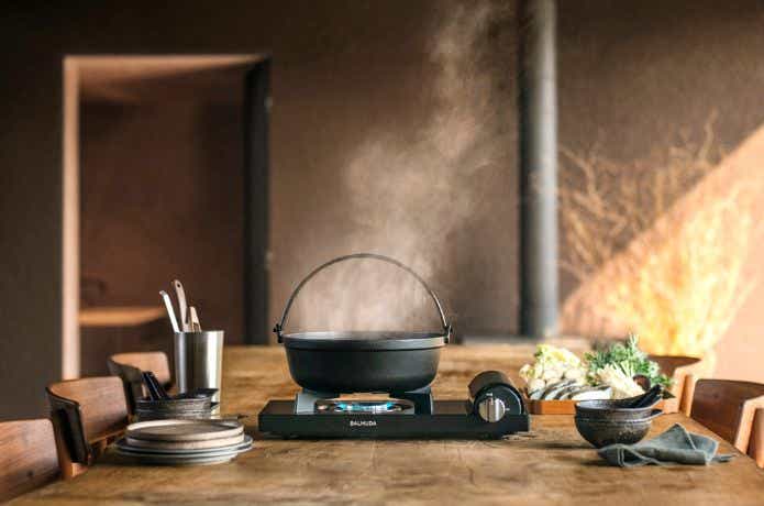 バルミューダ Table Stove KGS01JP-BKで鍋
