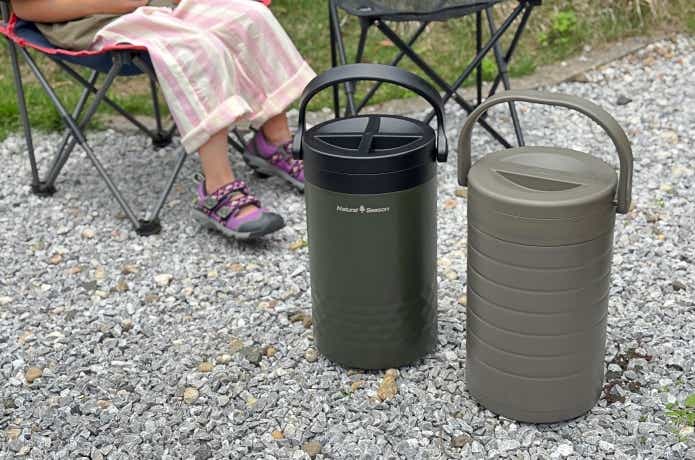 アウトドアアイスストレージとラウンド真空ハイブリッドコンテナ