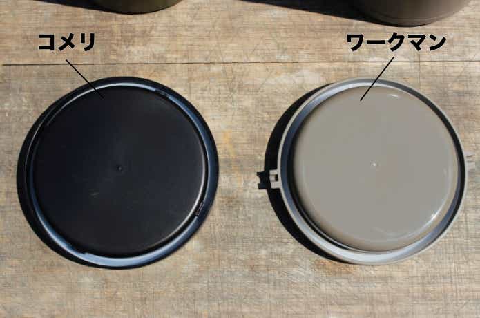 アウトドアアイスストレージとラウンド真空ハイブリッドコンテナのフタ