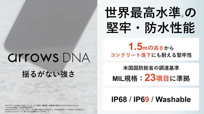 FCNTのスマホ「arrows Alpha」