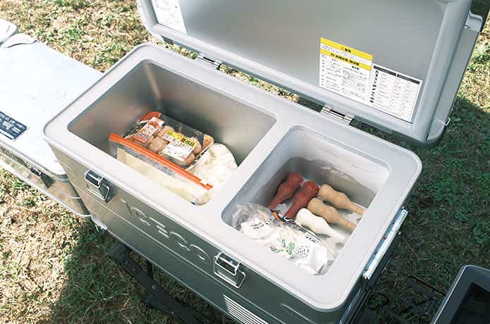 ICECOクーラーボックスの中身
