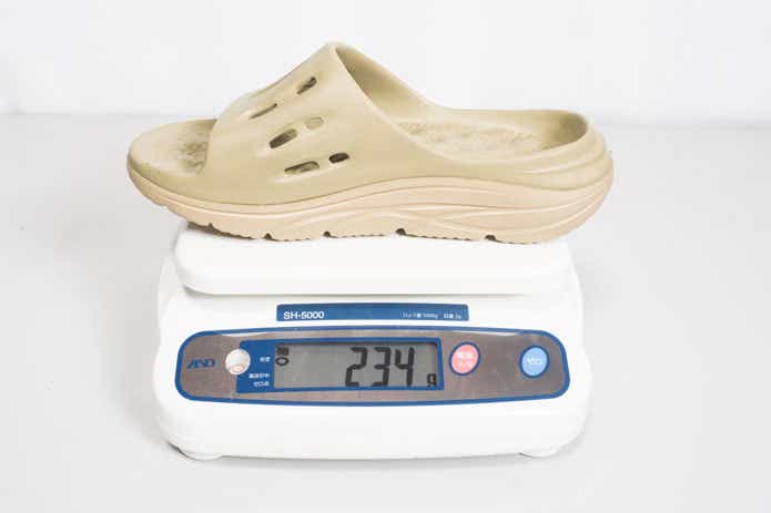 シックソールサンダルアドバンスの重さ