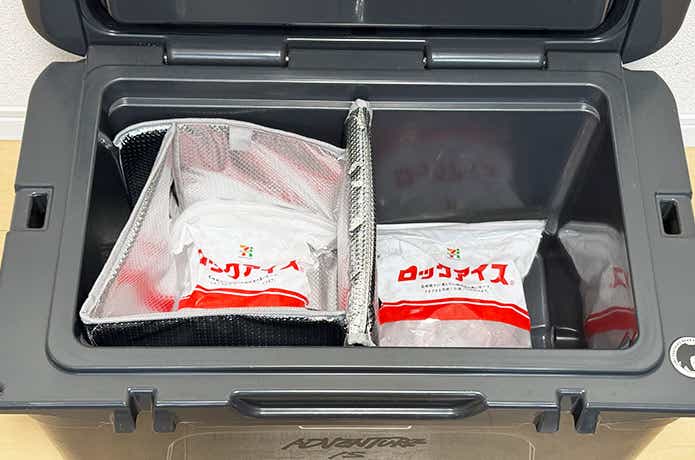 サーマルバリアボードと氷