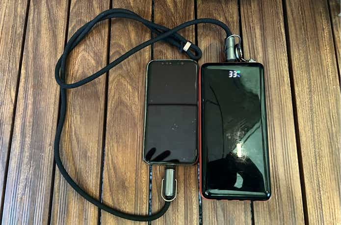 Mcdodo「ケーブルスマホショルダー」