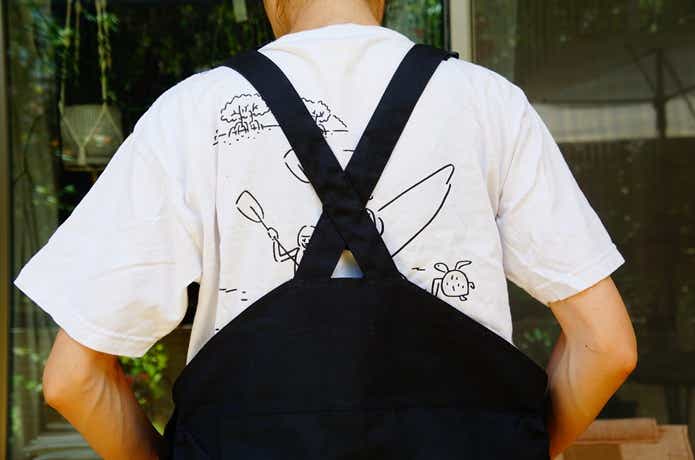 無印良品アウトドアエプロンの肩ルト