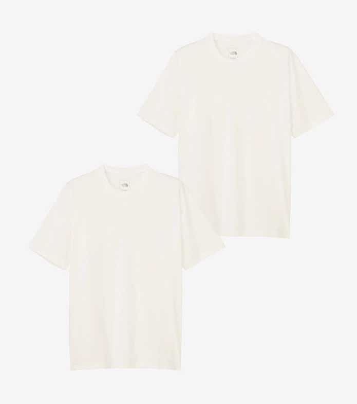 ノースフェイスのパックTホワイト