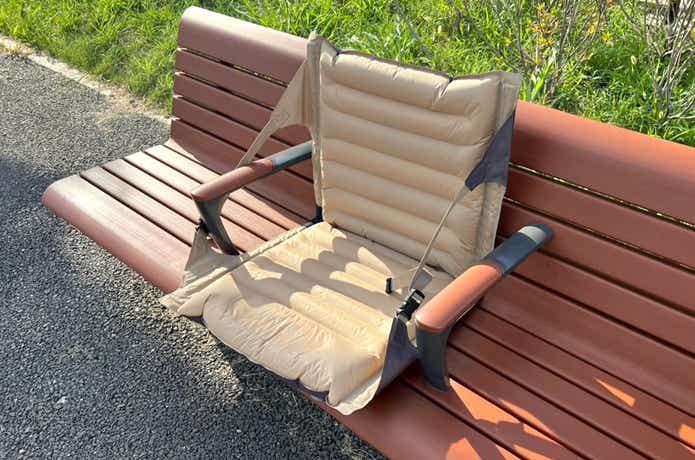 QUICKCAMP「インフレータブルグランドチェア」