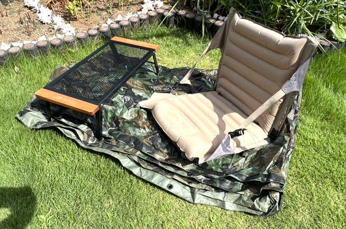 QUICKCAMP「インフレータブルグランドチェア」