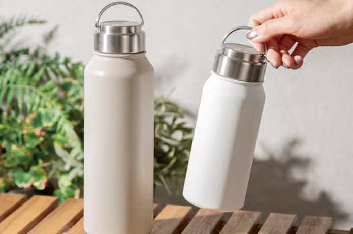 ニトリ ステンレスハンドル付きスクリューボトル 530ml