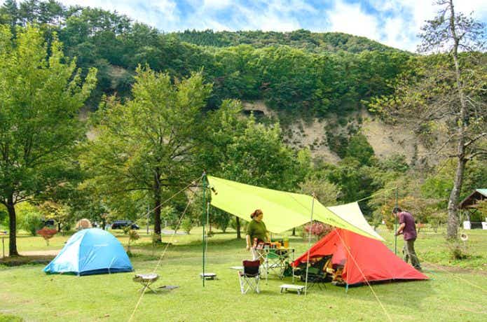 湯島オートキャンプ場のサイト
