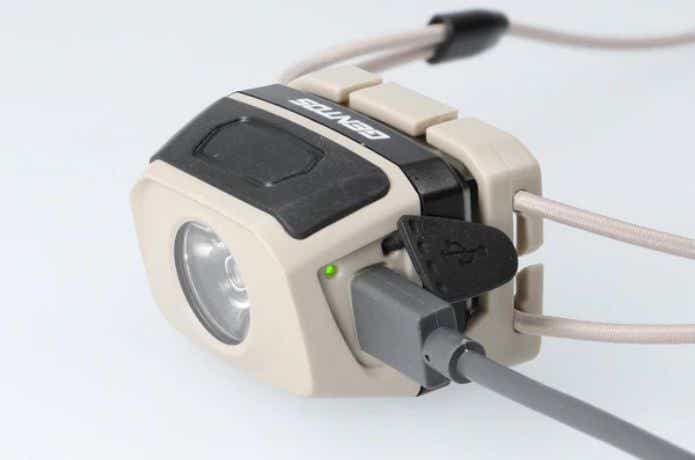 ヘッドライトを充電