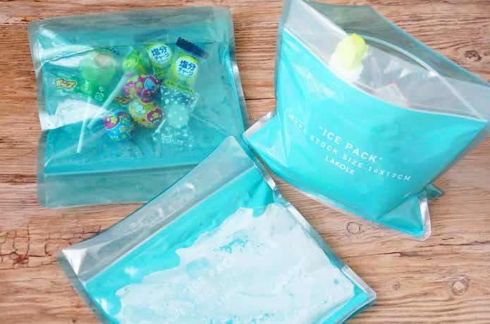 LAKOLEの「保冷ジェル保存袋3点セット」