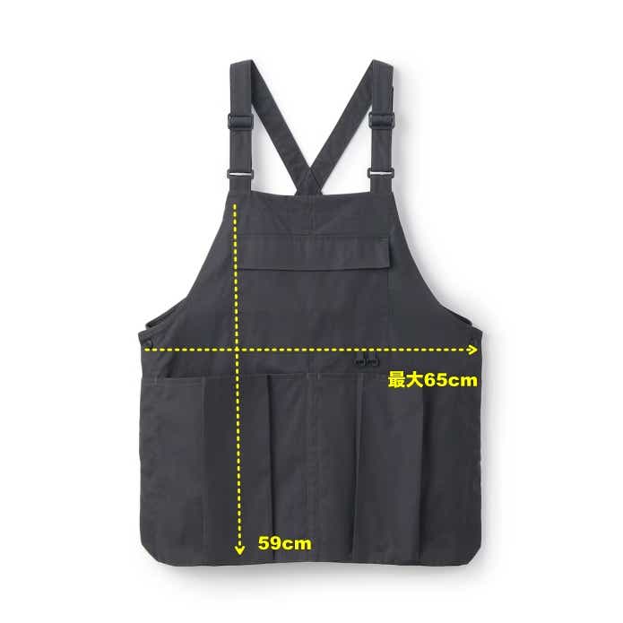 アウトドアエプロンのサイズ