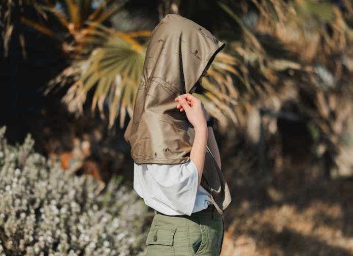 クイックドライフーディタオル