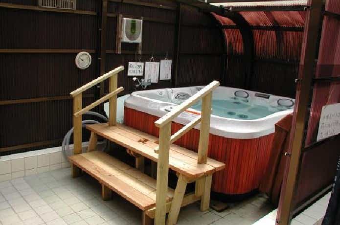花の森オートキャンピアのジャグジー風呂