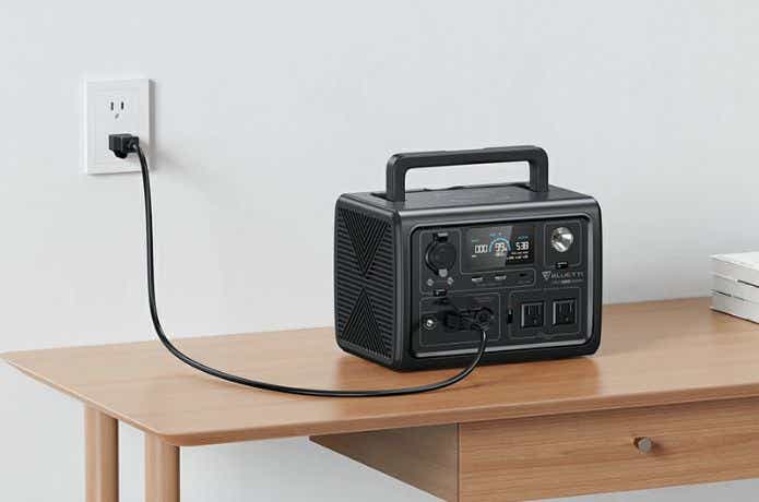 ポータブル電源を充電