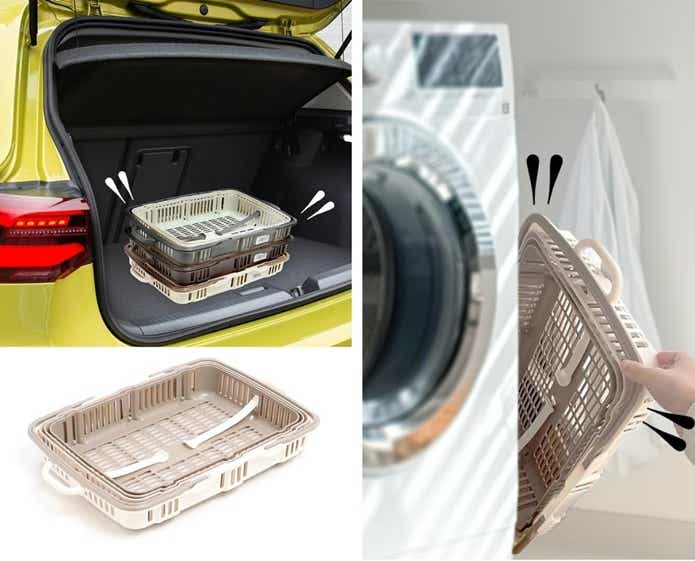 たためるレジかごバスケット