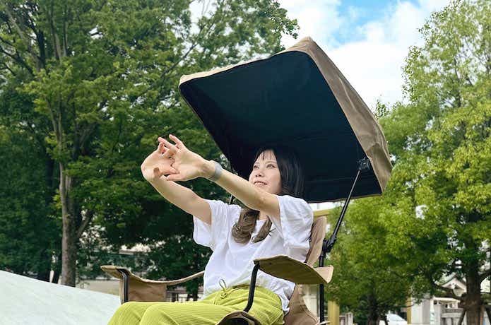 クイックキャンプ 日陰チェア シェードチェア