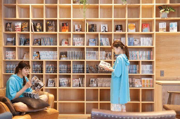 かりんの湯のラウンジ