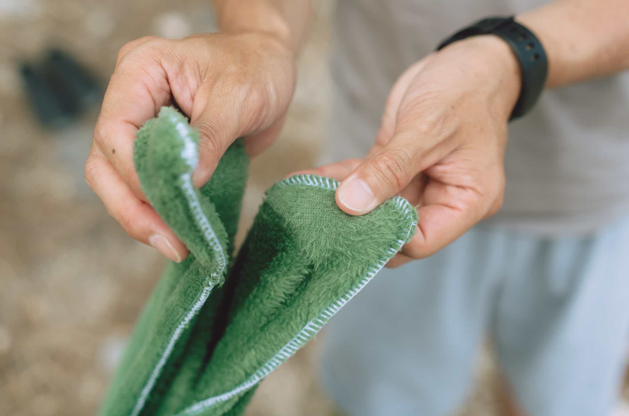 マグネットバスタオル_マグネット部分アップ