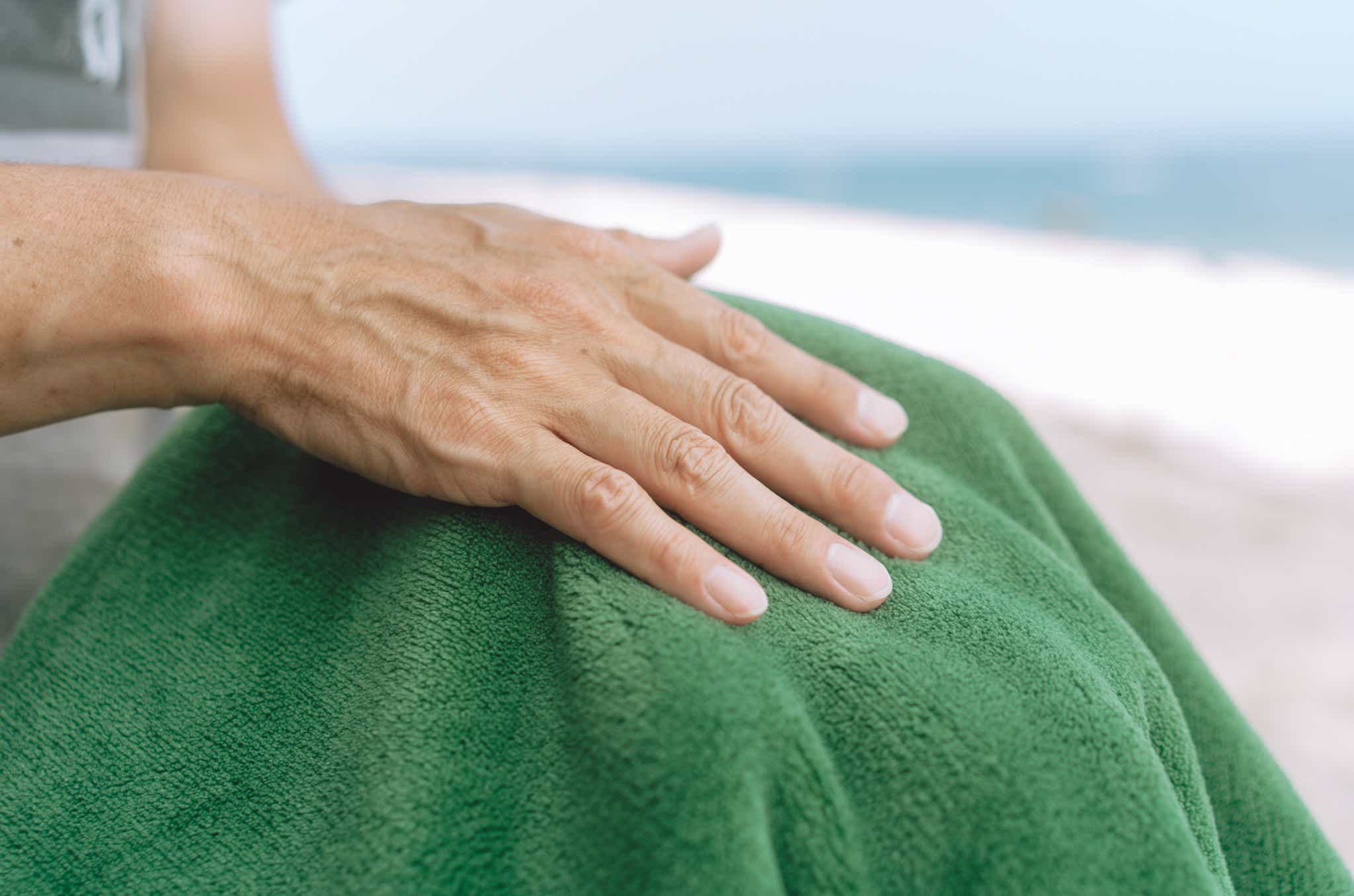 マグネットバスタオル_手触り