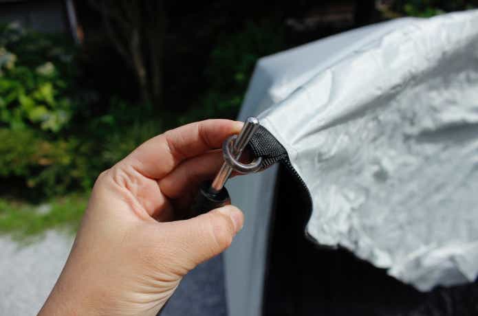 前室タープポール用のリング