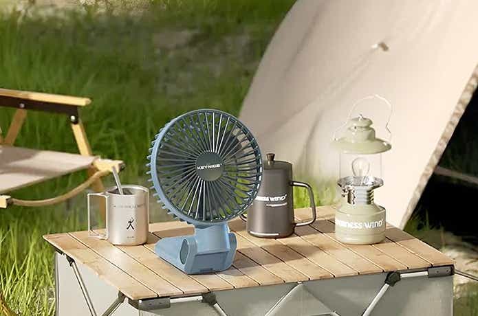 Keynice「マグネット式充電扇風機