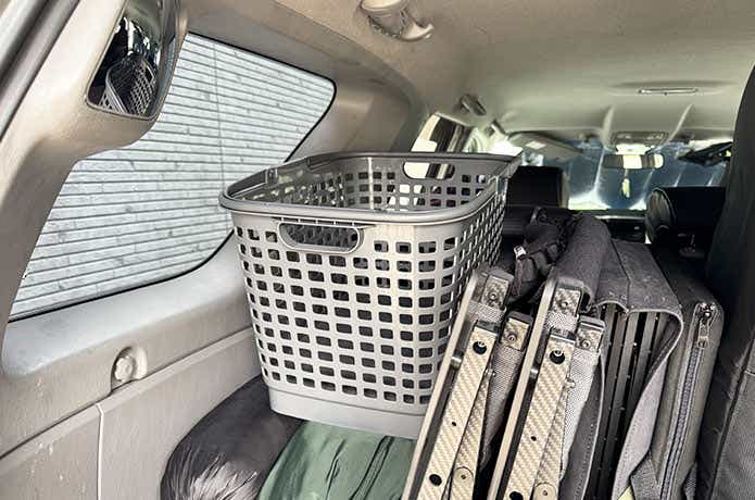 積載した腰らくバスケット