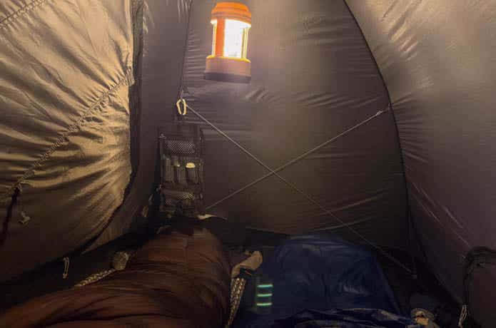 ダイソーのCOBランタンスパイラル