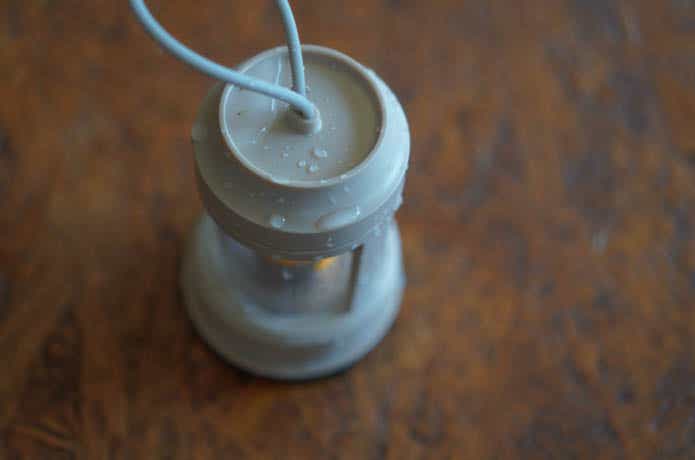 ダイソーのCOBランタンスパイラル