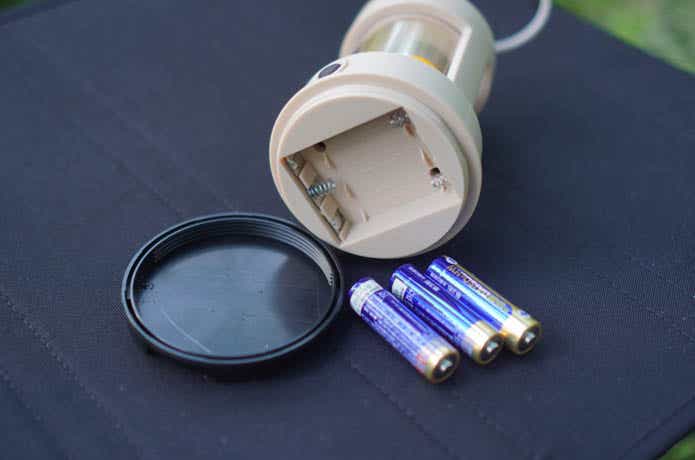 ダイソーのCOBランタンスパイラル