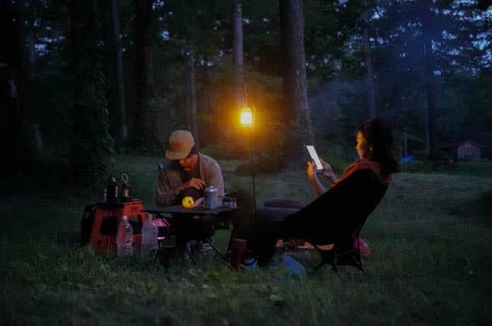 ダイソーのCOBランタンスパイラル