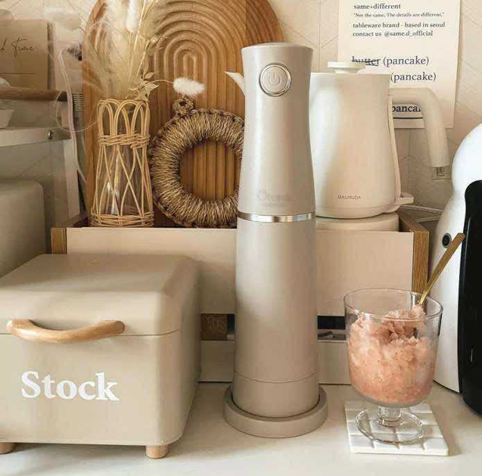 ドウシシャ 電動ふわふわとろ雪スティックかき氷器