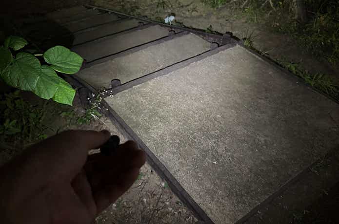 imini2で照らした階段