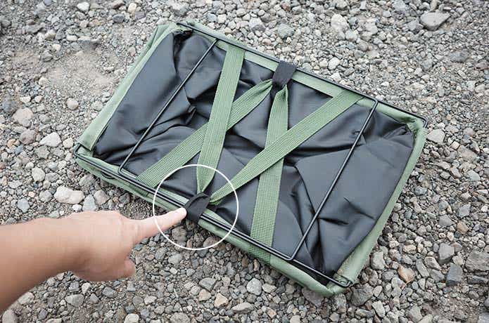 折りたたみ式コンテナバッグの折りたたみ状態