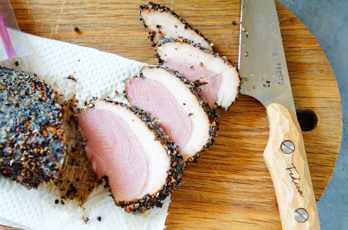 業務スーパー合鴨パストラミ