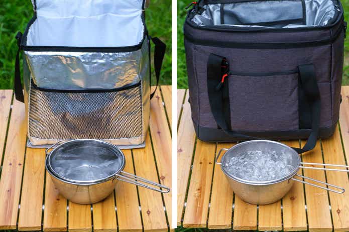 HUGEL エアロゲルソフトクーラーボックスの保冷比較