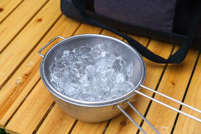 HUGEL エアロゲルソフトクーラーボックスの保冷結果