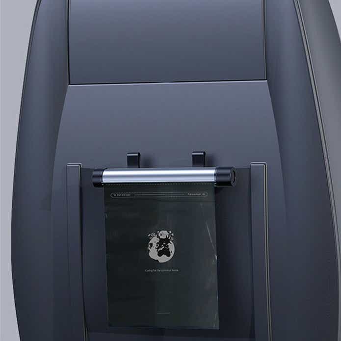 ローラー式 車載用ゴミポケット