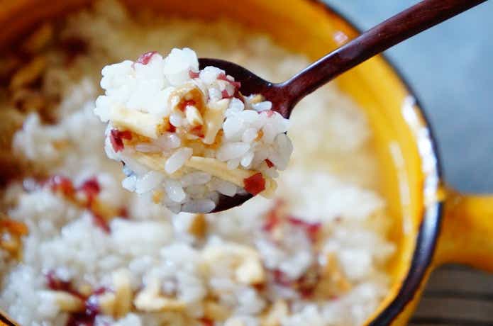 無印良品の夏グルメ「冷やし茶漬け　梅肉と長芋」アップ