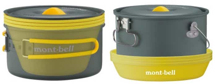 モンベルのアルパインクッカーとスタッキングプレート・スタッキングボウル