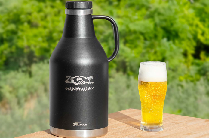 1.9Lのグロウラーとビール