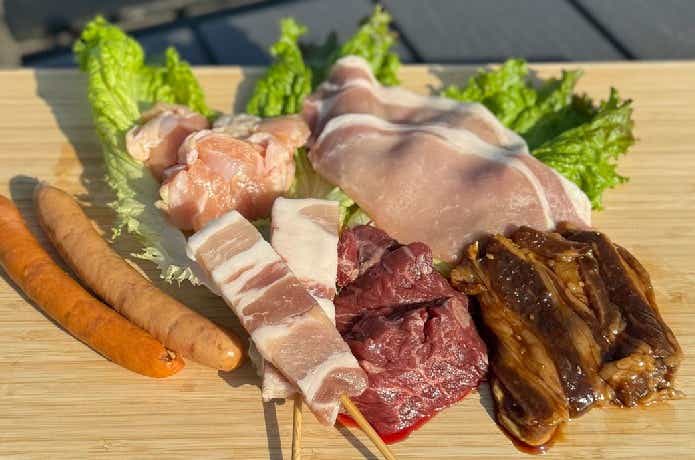 くりはま花の国 ロスマリネス 天空BBQの食材セット