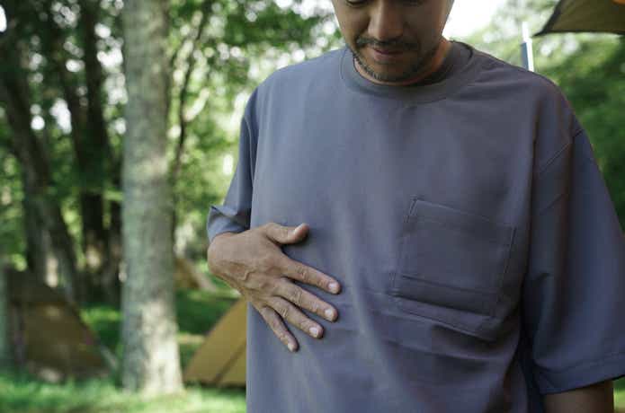 無印良品　風を通すTシャツ